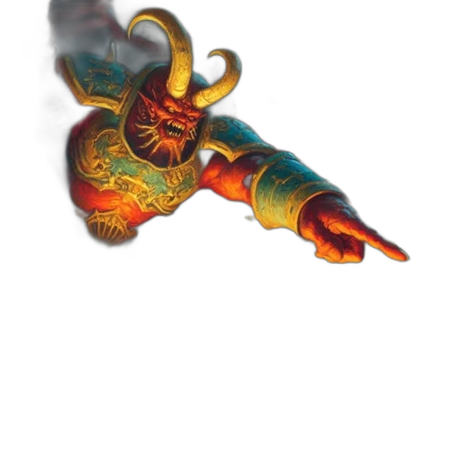 dragon, staff, weapon, mask transparent PNG cut-out