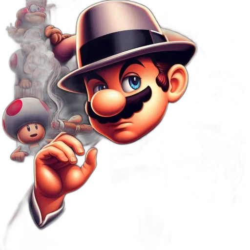 hat, staff, face, mask transparent PNG cut-out