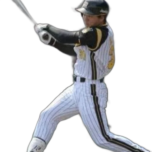 staff, baseball, player, white transparent PNG cut-out