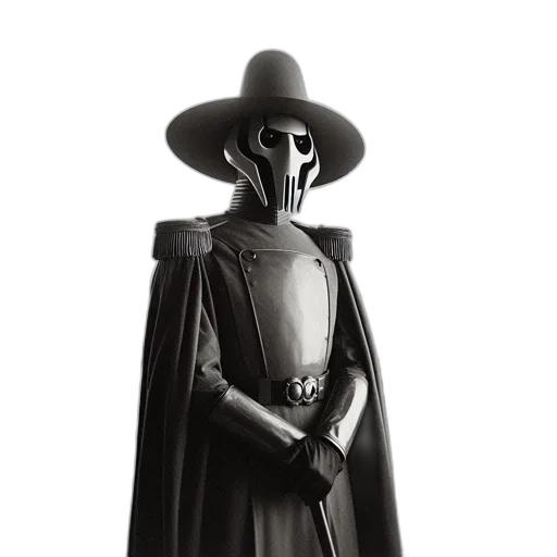 mask, robot, staff, hat transparent PNG cut-out