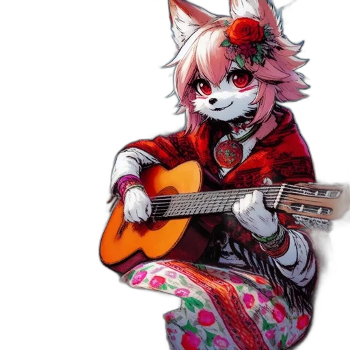 animal, jacket, mask, staff transparent PNG cut-out