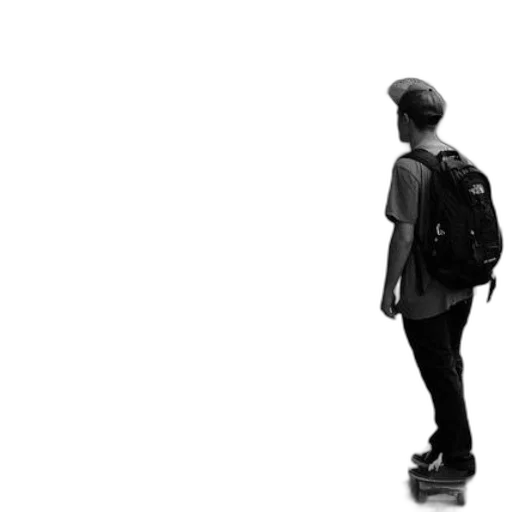 jacket, robot, shoes, staff transparent PNG cut-out