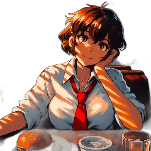 food, face, staff, dress transparent PNG cut-out