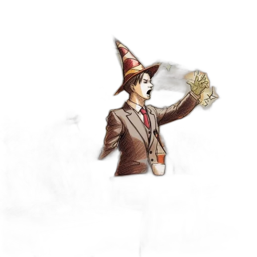 hat, staff, crown, concept art transparent PNG cut-out