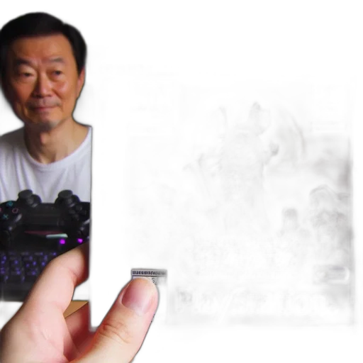 weapon, robot, face, staff transparent PNG cut-out