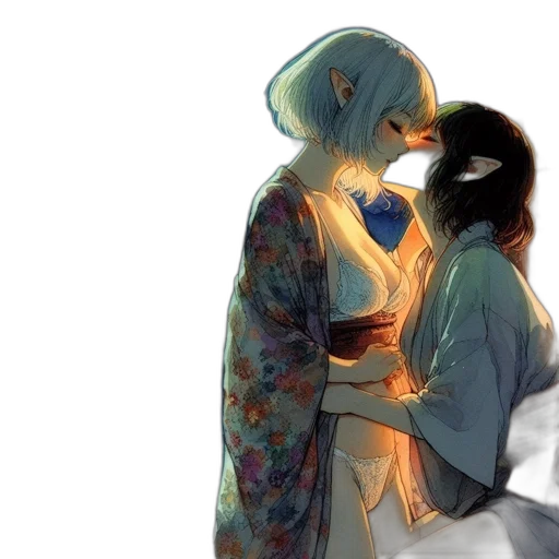 watercolor, anime, concept art, photorealistic transparent PNG cut-out