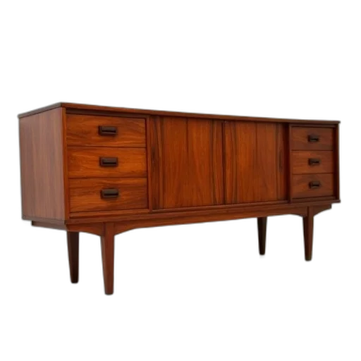 furniture, 3d render, danish, mid transparent PNG cut-out
