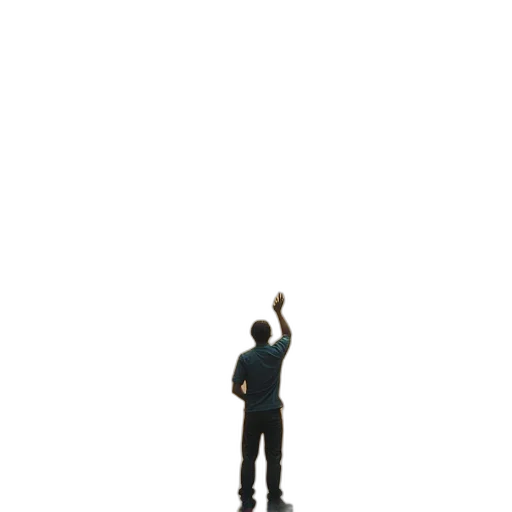 staff, robot, jacket, weapon transparent PNG cut-out