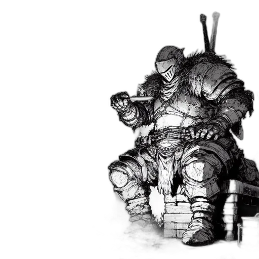 sword, weapon, dragon, jacket transparent PNG cut-out