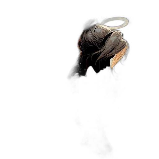 mask, hair, face, hat transparent PNG cut-out