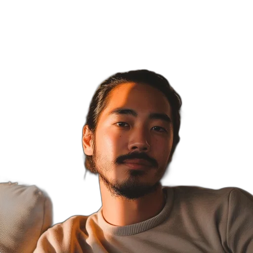 face, staff, creature, hair transparent PNG cut-out