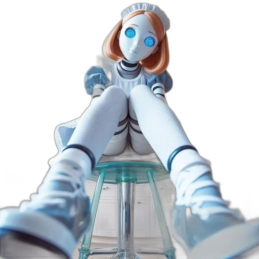 robot, staff, weapon, sword transparent PNG cut-out