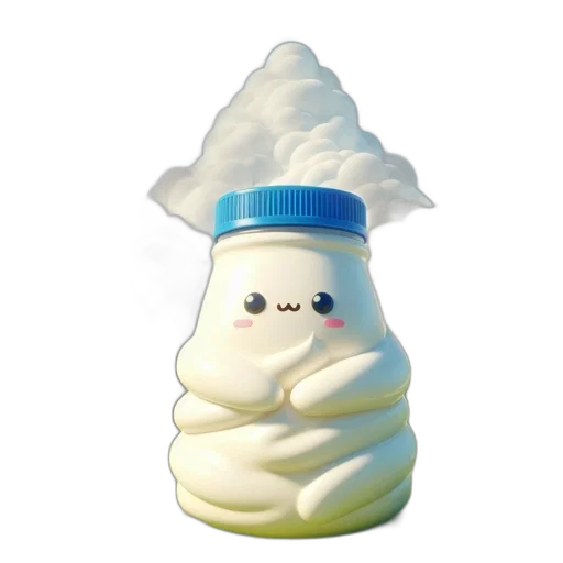 bottle, hat, food, creature transparent PNG cut-out