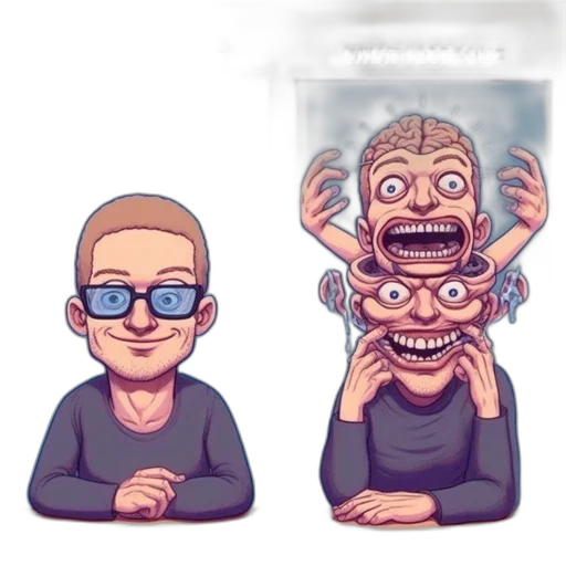 mask, creature, face, cartoon transparent PNG cut-out