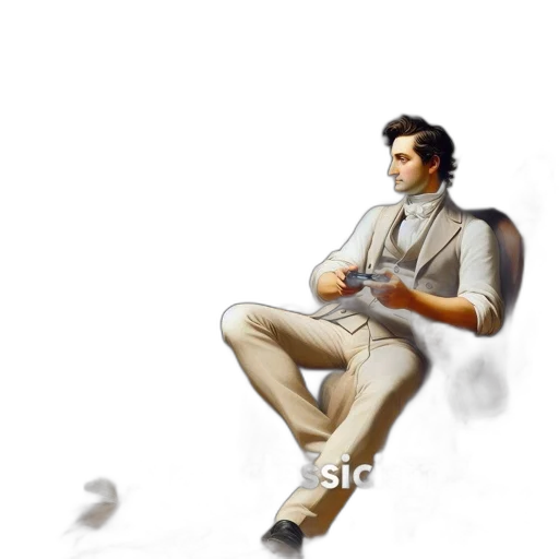 furniture, jacket, staff, shoes transparent PNG cut-out