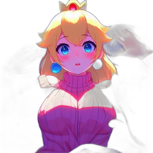 crown, dress, creature, face transparent PNG cut-out