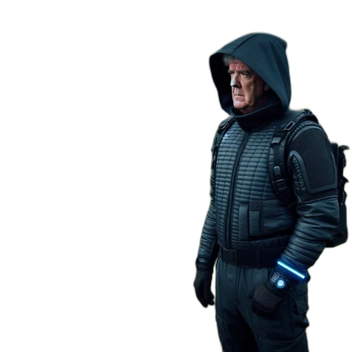 jacket, robot, cyberpunk, concept art transparent PNG cut-out