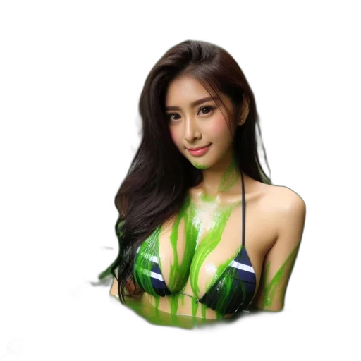 jewelry, dress, photorealistic, oil painting transparent PNG cut-out