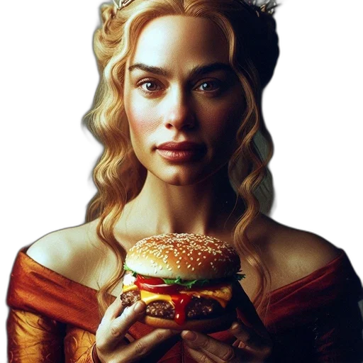 food, dress, crown, dragon transparent PNG cut-out