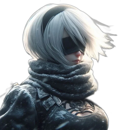 face, jacket, mask, weapon transparent PNG cut-out