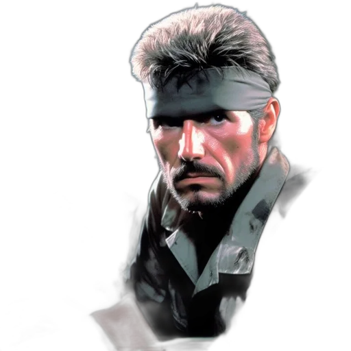 face, jacket, weapon, hat transparent PNG cut-out