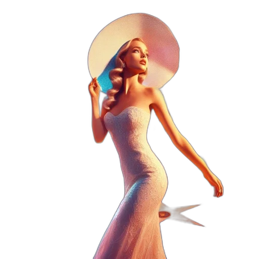 dress, hat, umbrella, crown transparent PNG cut-out