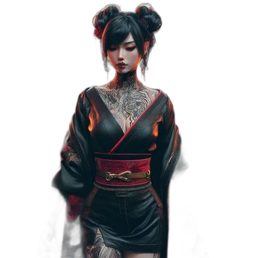 dress, staff, fantasy art, concept art transparent PNG cut-out