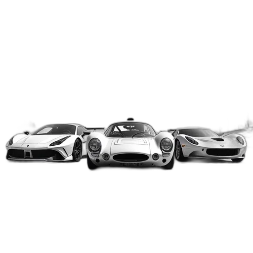 car, 3d render, concept art, photorealistic transparent PNG cut-out