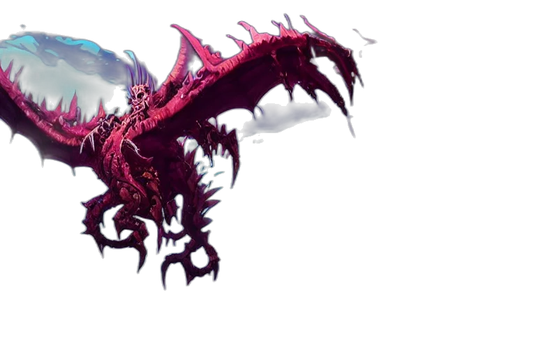 dragon, creature, weapon, sword transparent PNG cut-out