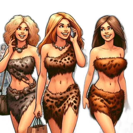 dress, comic book art, concept art, cartoon transparent PNG cut-out