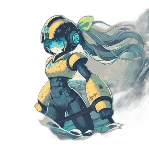 robot, weapon, concept art, fantasy art transparent PNG cut-out