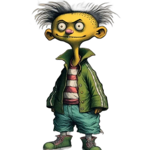creature, jacket, animal, staff transparent PNG cut-out