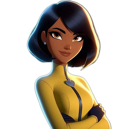 dress, staff, concept art, cartoon transparent PNG cut-out