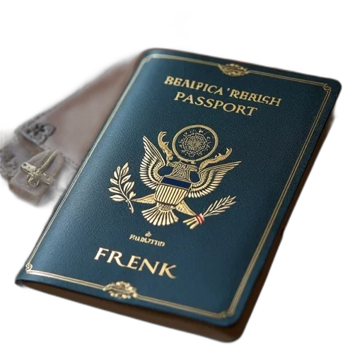 passport, french, military, officer transparent PNG cut-out