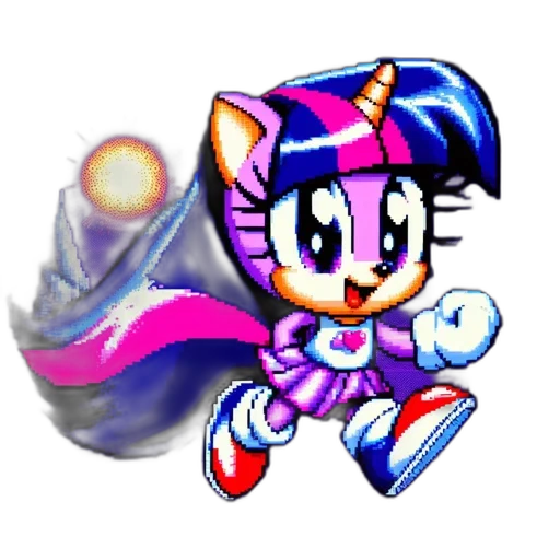 staff, weapon, vaporwave, pixel art transparent PNG cut-out