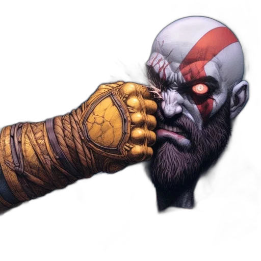 weapon, staff, face, mask transparent PNG cut-out