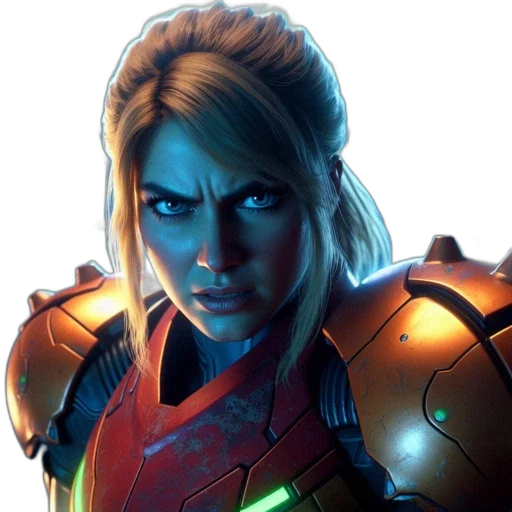 robot, face, comic book art, concept art transparent PNG cut-out
