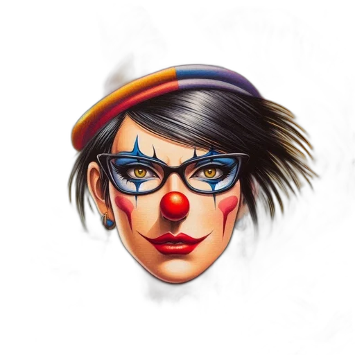 face, mask, photorealistic, comic book art transparent PNG cut-out