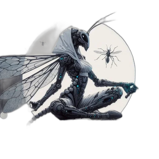 creature, robot, dragon, animal transparent PNG cut-out