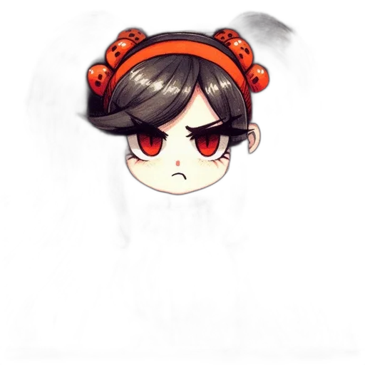 creature, staff, hat, mask transparent PNG cut-out