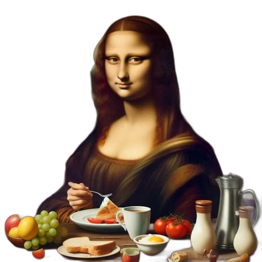 food, face, robot, dress transparent PNG cut-out
