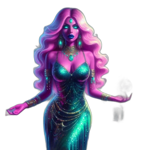 dress, concept art, fantasy art, 3d render transparent PNG cut-out