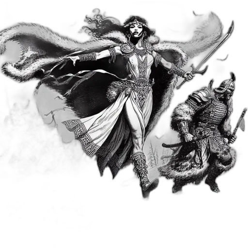sword, dragon, concept art, comic book art transparent PNG cut-out
