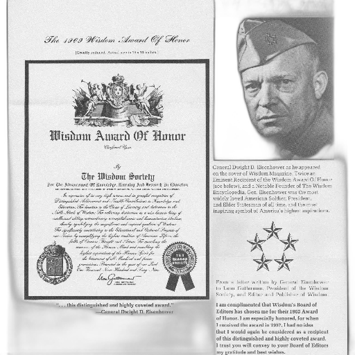 wisdom, award, honor, certificate transparent PNG cut-out