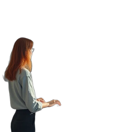staff, jacket, dress, robot transparent PNG cut-out