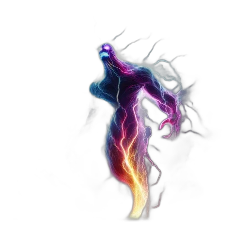 hair, staff, dragon, dress transparent PNG cut-out