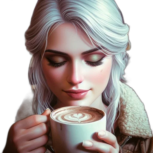 face, fantasy art, photorealistic, pixel art transparent PNG cut-out