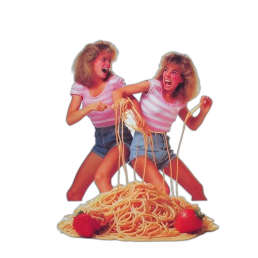 food, dress, vaporwave, concept art transparent PNG cut-out
