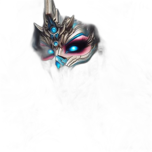 mask, dragon, jewelry, staff transparent PNG cut-out