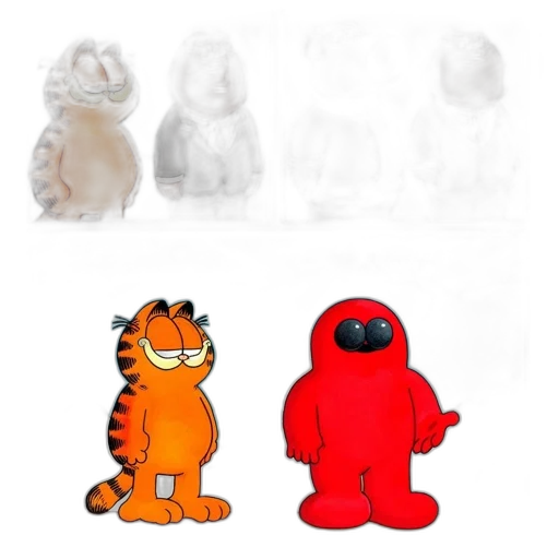 creature, animal, concept art, 3d render transparent PNG cut-out